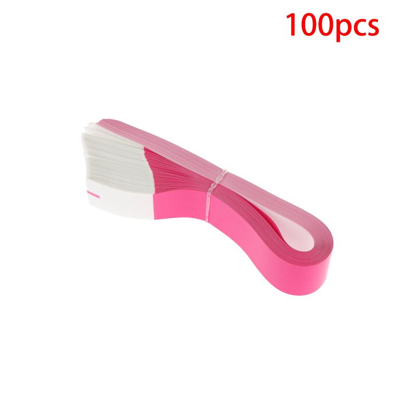 100Pcs Party Paper Bracelet Synthetic Paper Plastic Wristbands Sticky Wristband Painting Pattern Logo Paper Party Wristbands