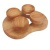 Wooden Sauna Headrest with Rotatable Disc Sauna Pillow for Neck Shoulder Pain Head Relaxation