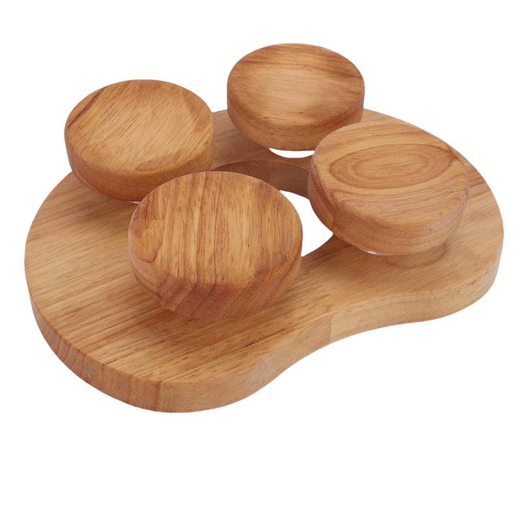Wooden Sauna Headrest with Rotatable Disc Sauna Pillow for Neck Shoulder Pain Head Relaxation