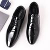 Patent Leather Black Lace Up Pointed Toe Men'S Formal Shoes  Style Low Price Office Luxury Designer 39 Suit Social Shoe Male
