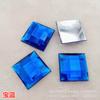 Acrylic Colored Square Mesh Flatback Rhinestones 25x25mm Decorative Stick-on Gems