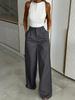 European and American Women's Casual Straight Long Suit Pants - Spring/Autumn 2026