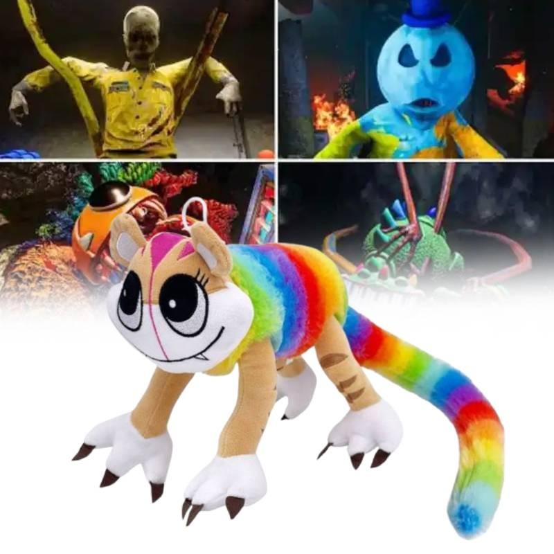 Poppy Chapter Playtime 4 Rainbow Long Tailed Cat Plush Toy Stuffed Doll Gift