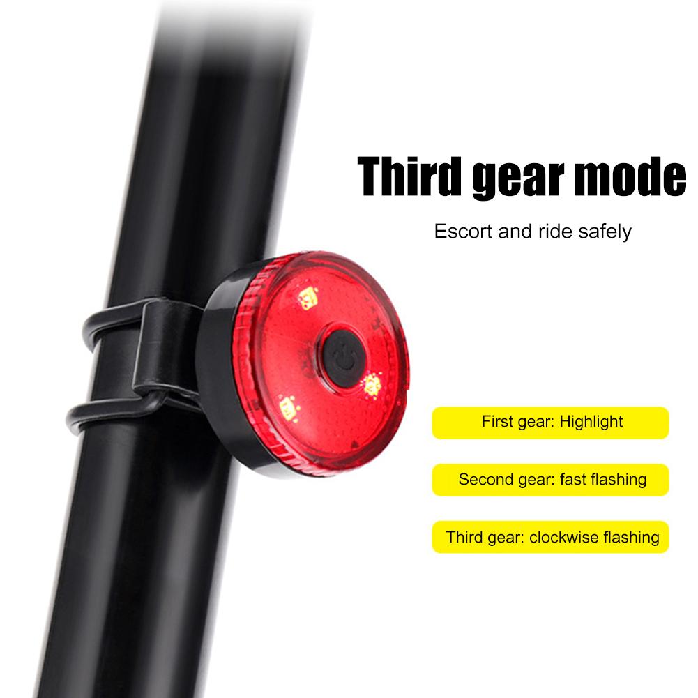 2-10 Set Bike Tail Light Headlight 3 Modes LED Riding Warning IPX4 Waterproof Rechargeable Cycling Accessories Outdoor Cycling