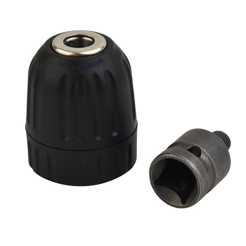 0.8-10mm Keyless-Drill Chuck 3/8-24UNF Thread-Drill Bit Adapter For Impact-Drill