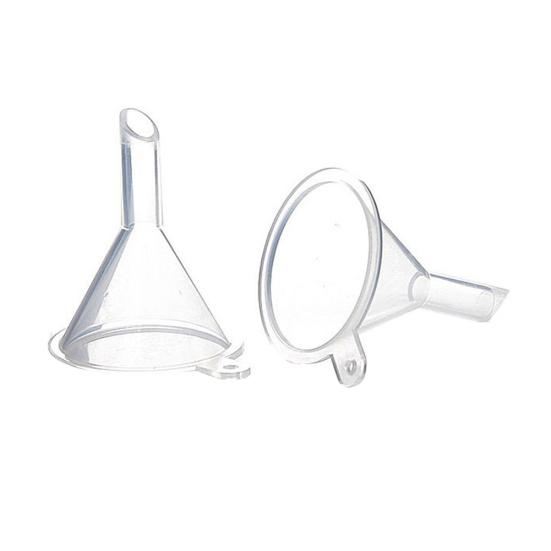 10Pcs Mini Plastic Separating Funnels Perfume Liquid Filling Empty Bottle Tool
