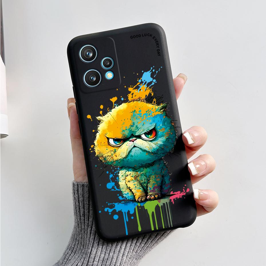 Süße Panda Cartoon Handyhülle Für Realme 9 4G 9 Pro Plus Schutzhülle Weiches TPU Funda Für OPPO Realme 9 4G Hülle Bumper