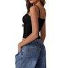 Women's Fashion Sleeveless Sexy Adjustable Small Camisole Colour Tank Top