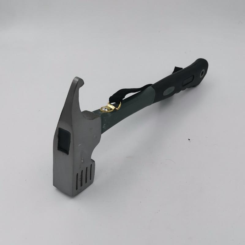 2pcs Heavy-Duty Camping Hammer with Tent Stake Remover - Comfort Grip Handle - Secure Carrying Strap Durable Carbon Steel Head for Outdoor Adventures