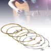 6pcs Wooden Guitar Strings Replacement for Guitar Performers Guitar Parts Replacement for Acoustic Wooden Guitar