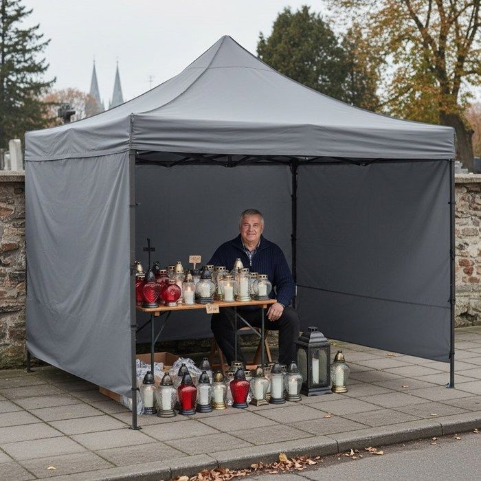 Tente - SPRINGOS - Pavillon de jardin 3x3 m - Imperméable - Facile à assembler - Élégante