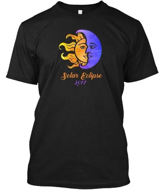 Solar Eclipse Moon And Sun T shirt Made in the USA Size S to 5XL XL