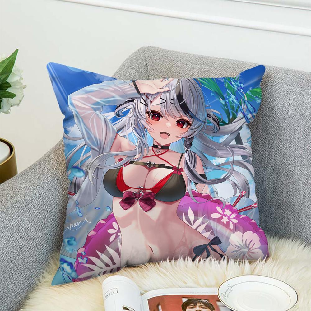Sexy Sakamata Chloe Pillow Case For Car Sofa Decorative Home Double-sided Print Plush Square Throw Pillow Cushion Cover