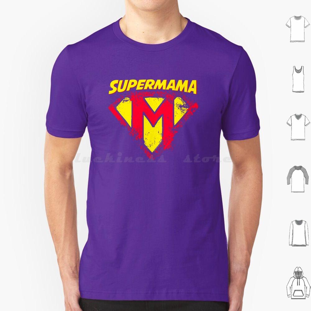 Super Mama T Shirt 6xl Cotton Cool Tee Supermama Super Hero Volar Super Mom Super Mama Comic Manga Freak Mom Mothers Day