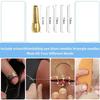 Leather Sewing Kit DIY Leather Sewing Awl Needle With Copper Handle Set Leather Canvas Tent Shoes Repairing Tool W/Nylon Thread