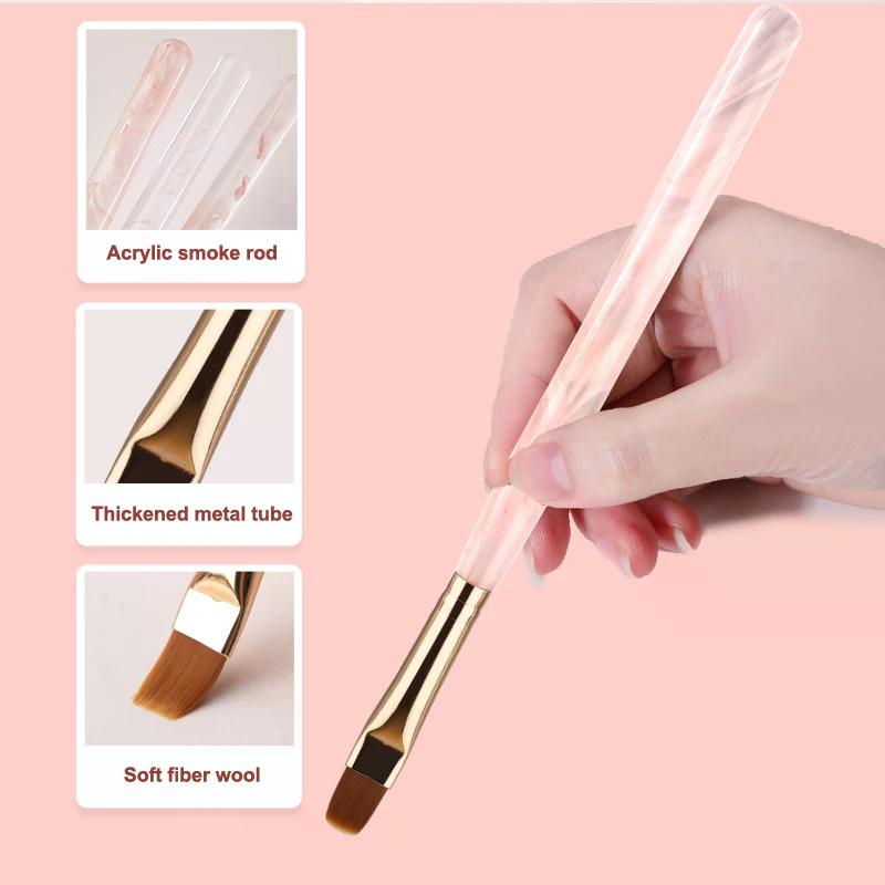 Nails Art Brush Pattern Phototherapy Acrylic Nails Tip UV Gel Extension Builder Coating Painting Pen DIY Manicure Accessories