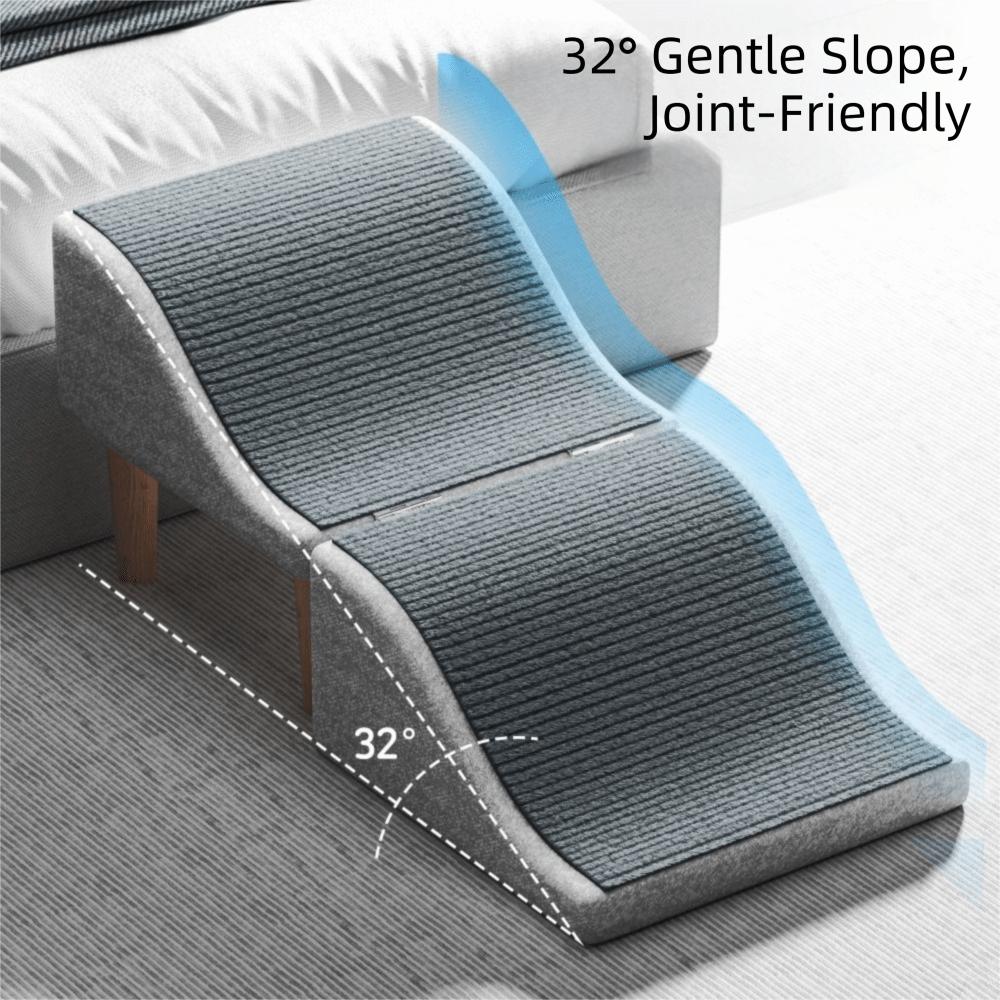 Foldable Multifunctional Pet Ramp Adjustable Dog Stairs Foldable Dog Ramp Small Breed Animal