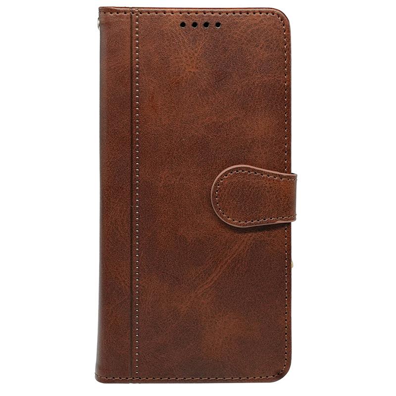 For Samsung Galaxy M34 5G/F34 5G Case Round Magnetic Clasp PU Leather Phone Cover