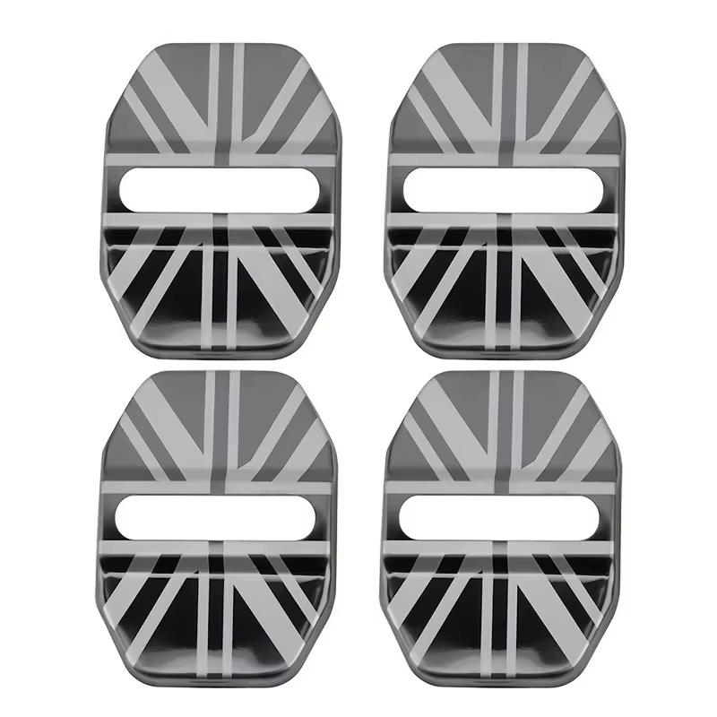 4/2Pcs Stainless Steel Car Door Lock Cover Interior Accessories for Mini Cooper Countryman Clubman R55 R56 R60 F54 F55 F56 F60