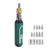 14 In 1 Ratchet Screwdriver Set with 180 Degree Rotation CRV Bits Built In Storage Design for 1/4 Inch Interface for Home Repair Furniture Assembly Au