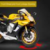 1/12 Scale Yamaha YZF R1 Metal Diecast Motorcycle Toy Car Model Rubber Tires Wheel Steering Toys Motorcycles Kids Children's Day Gifts