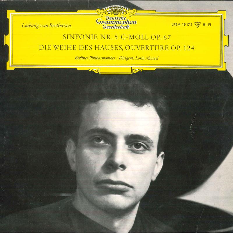 

LP Record LORIN MAAZEL, BERLINER PHILHARMONIK - Beethoven Sinfonie Nr5 C-moll, Op67 LPEM19172 DEUTSCHE GRAMMO 1958 Germany Classical Used