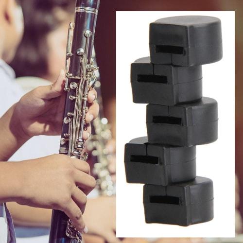 YANYULI Clarinet Thumb Rests and Protectors, Set of 4, Woodwind Instrument Accessories, Comfortable and Durable Replacement Clarinet Hand Rest Stands