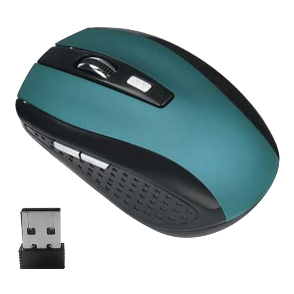 Portable 2.4G Wireless Optical Mouse 6 Buttons USB Receiver 2000DPI Laptop Mice