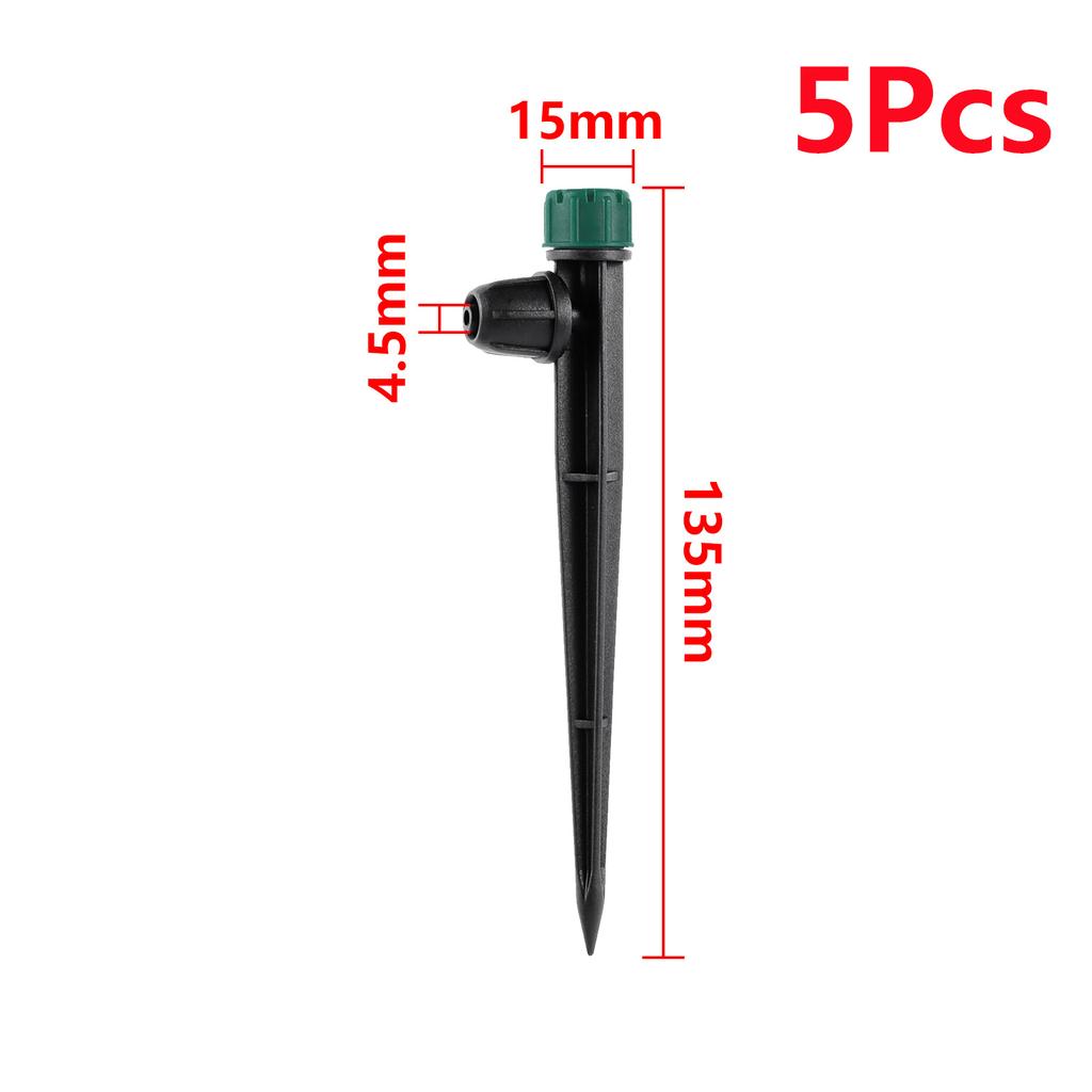 5/20/50/100Pcs 8 Hole Spiked Dripper Flow Adjustable Stream Sprinkler Garden Greenhouse Automatic Watering Irrigation Emitter