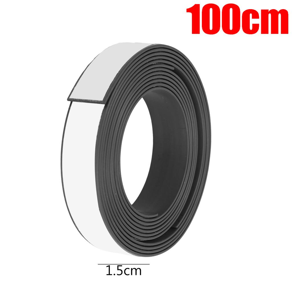 Magnetic Self Adhesive Tape Strong Rubber Magnet Cuttable Tape DIY Wall Photos Posters Fixed Tools Home Office Storage Supplies