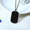 Medaglietta Portachiavi Cane Pride LGBT Arcobaleno Collana Militare Pendente per Uomo Donna Catena in Acciaio Inossidabile Gioielli Regalo BFF