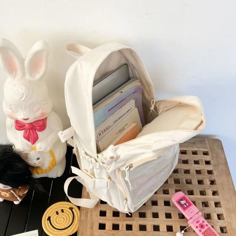 Japanese Kawaii Itabag Women   Transparent Backpack Women Large Capacity Ita Backpack School Bags For College Student JK