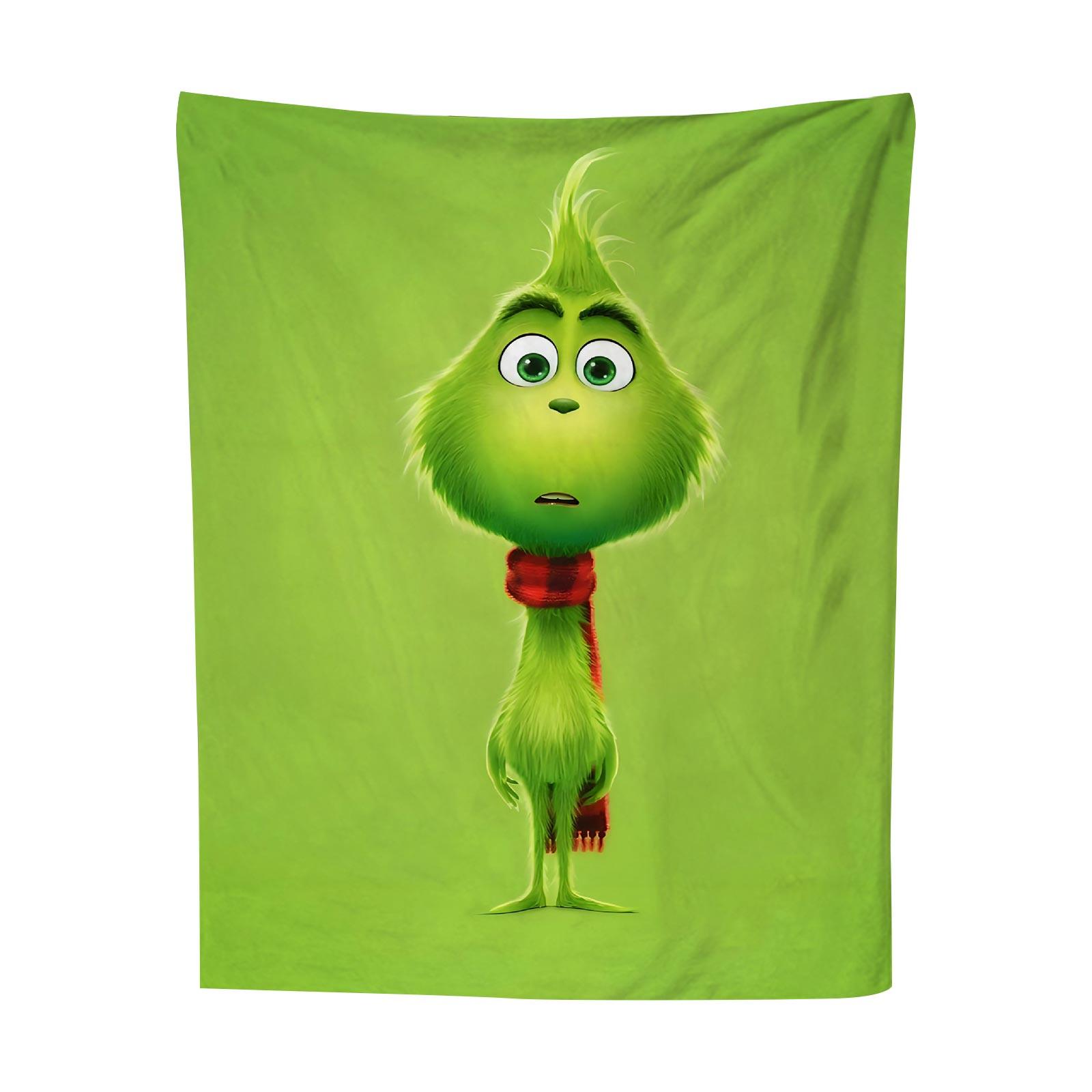 

Одеяло для лица, зеленое одеяло, рождественский подарок, домашний чехол для дивана, одеяло, праздничное украшение, одеяло One Size