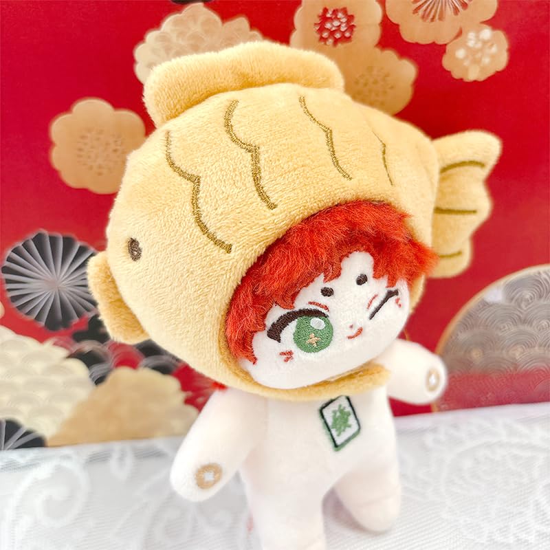 Taiyaki Plush Toy Kigurumi Cap for 10cm Plush Doll, Cotton Doll Clothes [Item]
