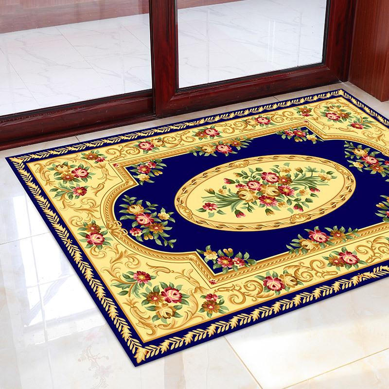 European Living Room Carpet Coffee Table Mat Entrance Door Door Mat Bedroom Foyer Floor Mat Bed Front Mat Non-Slip Mat Can Be Cut