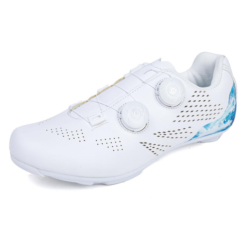 Zapatillas de Ciclismo Bloqueables para Bicicletas de Carretera, Bicicletas de Montaña, Zapatillas de Ciclismo No Bloqueables para Hombre, Zapatillas Profesionales Bloqueables de Suela Dura