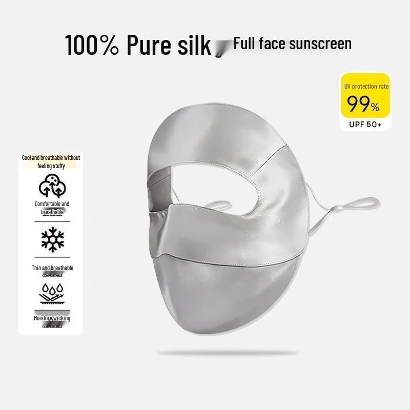 Silk UV Protection Driving Face Mask