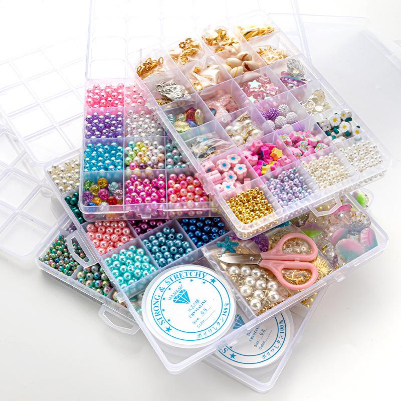 26 Siatka Abs Symphony Gradual Change Hole DIY Zestaw Pereł Bransoletka Naszyjnik Biżuteria Akcesoria