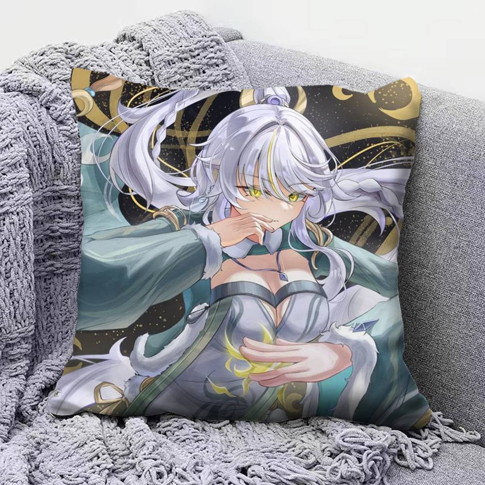 Zibai Genshin impact Game Home Sofa Cushion Covers and Aecorative Custom Pillow Covers