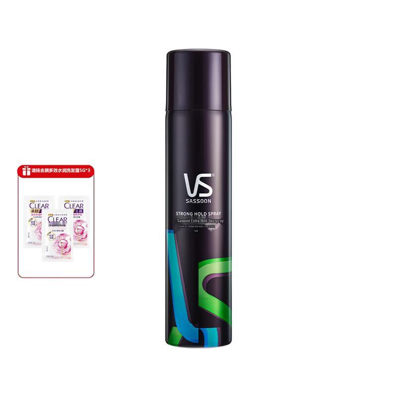VS Strong Hold Hair Styling Spray with Shampoo Samples