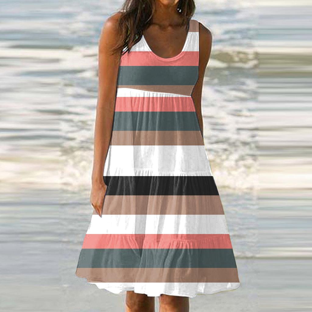 Women's Dress Casual Print Beach Skirt Sundress