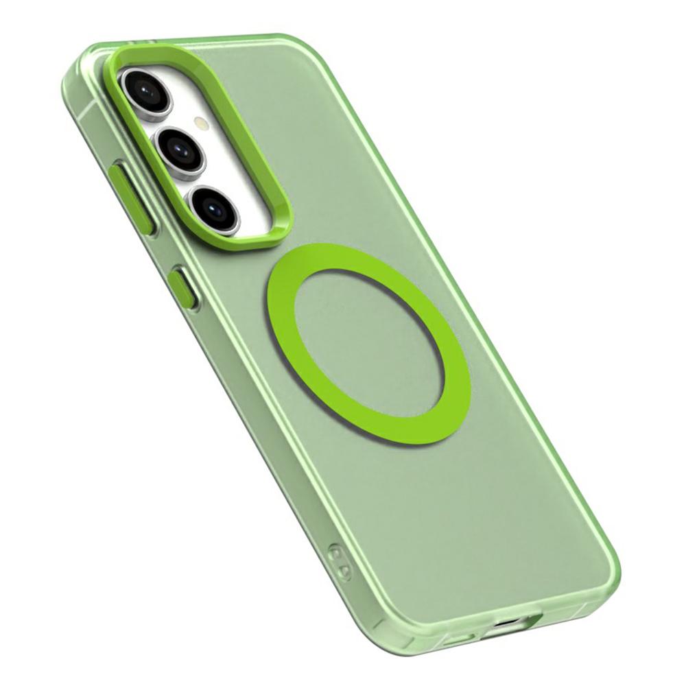 Candy Series For Samsung Galaxy S25+/S24+ Case Compatible with MagSafe PC+TPU+PET Anti-Drop Phone Cover