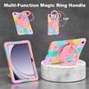 Tab A11 Silicone PC Case With Wrist Strap Stand Holder Plus Tablet - Full Protection Shockproof Rotating Kickstand