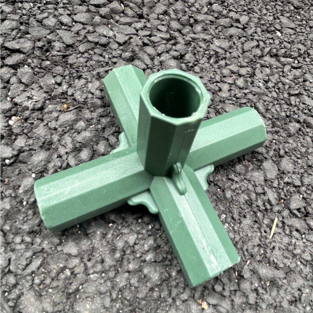 

3/6 шт. 16 мм з’єднувач для намету з квітковим будиночком, прямокутний трійник, кронштейн для аксесуарів, пластиковий з’єднувальний садовий інструмент, затискач для теплиці та садові конструкції 3pcs