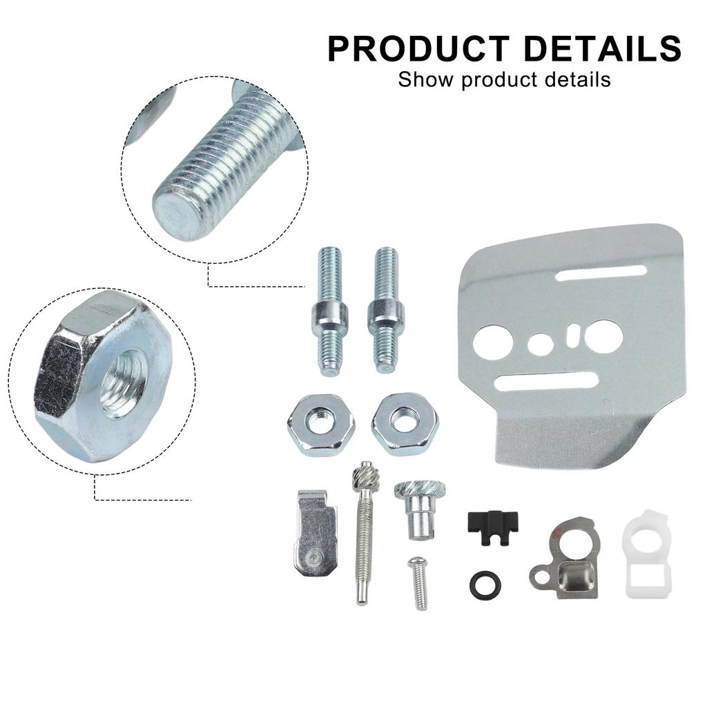 For 044 MS440 046 MS460 Regulator Chain Adjuster PVC Replacement Alignment Attachment Inner Nut Secure Stud Bar