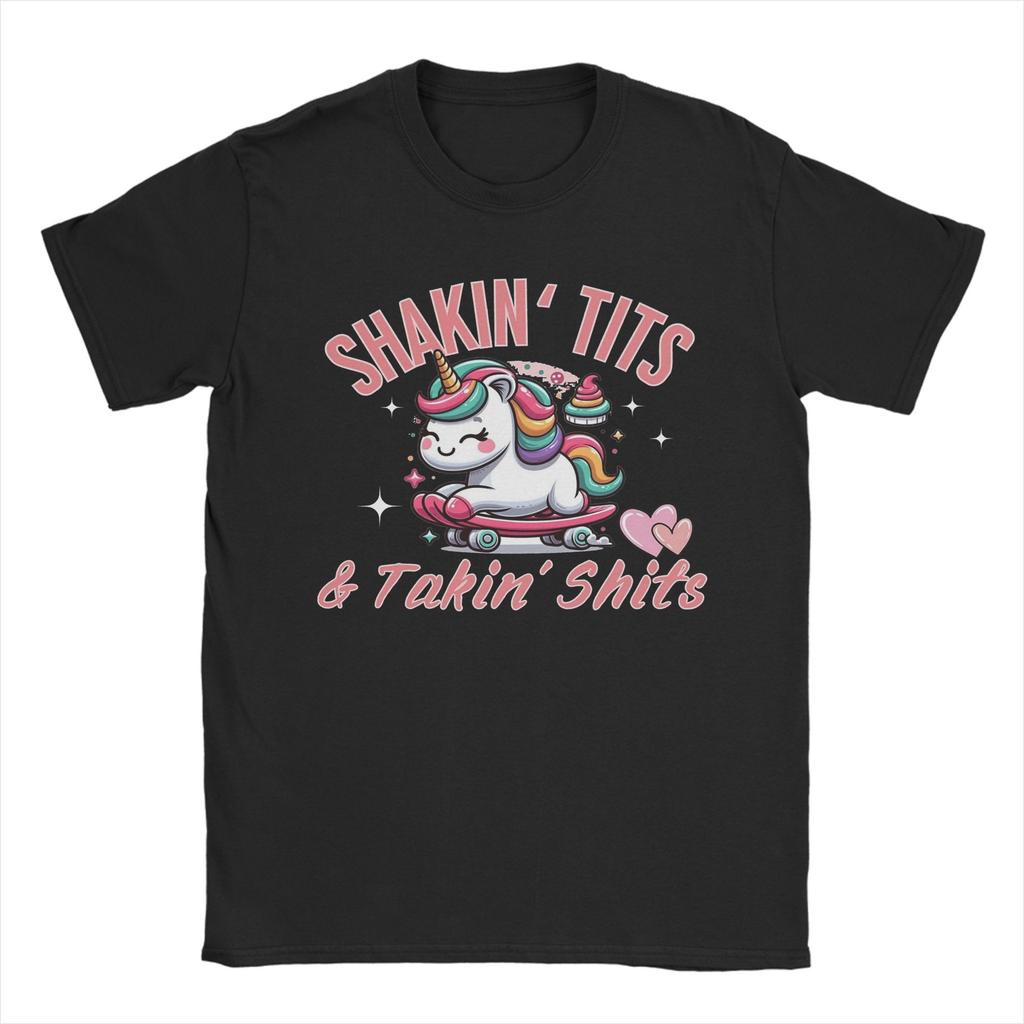 Shakin Tits and Takin Shits Adult Humor Merch Men Women T Shirt 100 Cotton Tee Fashion Tops Tshirt