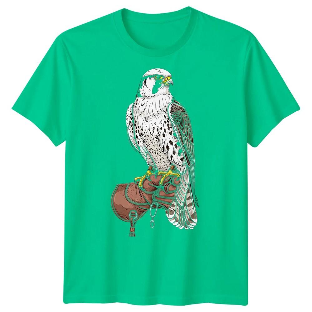 Falconry Falcon Bird Of Prey Mens TShirt Wildlife Graphic 2XL