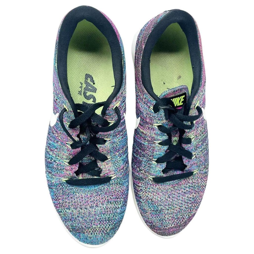 Nike  LunarEpic Low Flyknit Fire Pink Women Sneakers Multi-Color Black Summit-White-Fire-Pink 843765-002