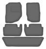 Velour Graphite Car Mats For: Dodge Durango II SUV (2002-2010)