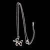 Trendy Stainless Steel Cartoon Dog Pendant Necklace for Women - Animal Pendant Clavicle Chain